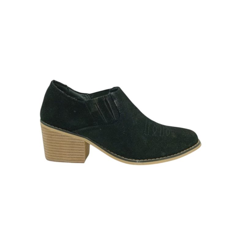 HERIEL - Zapato Negro Taco Mujer