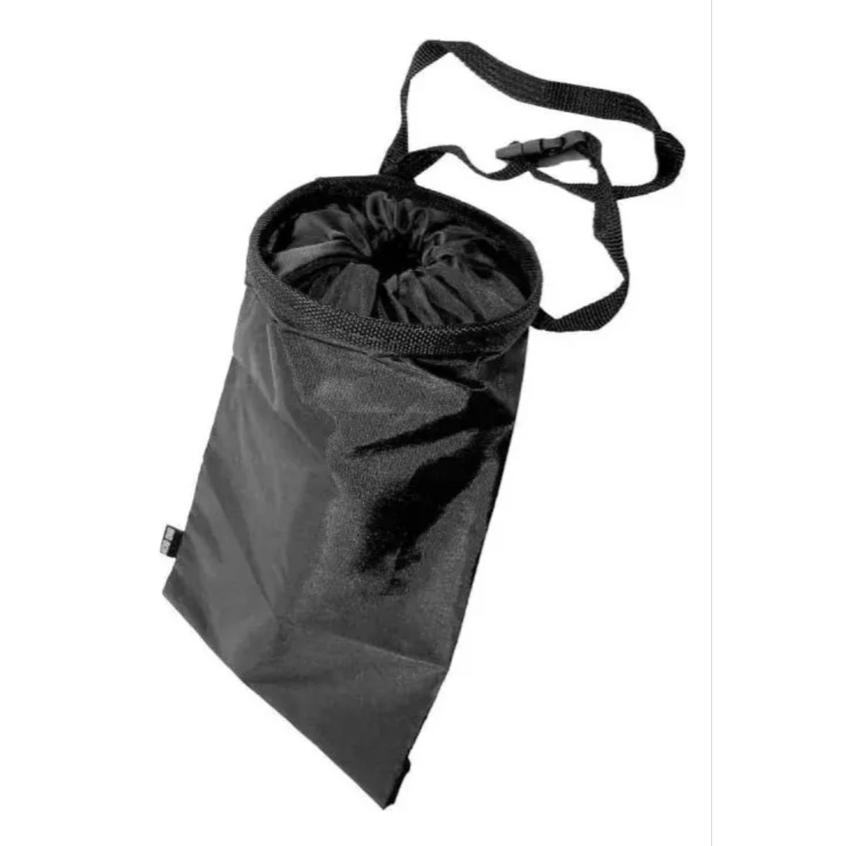 GENERICO - Bolsa Basurero Auto De Tela Organizador Higiene Sanitario Lisa Negro