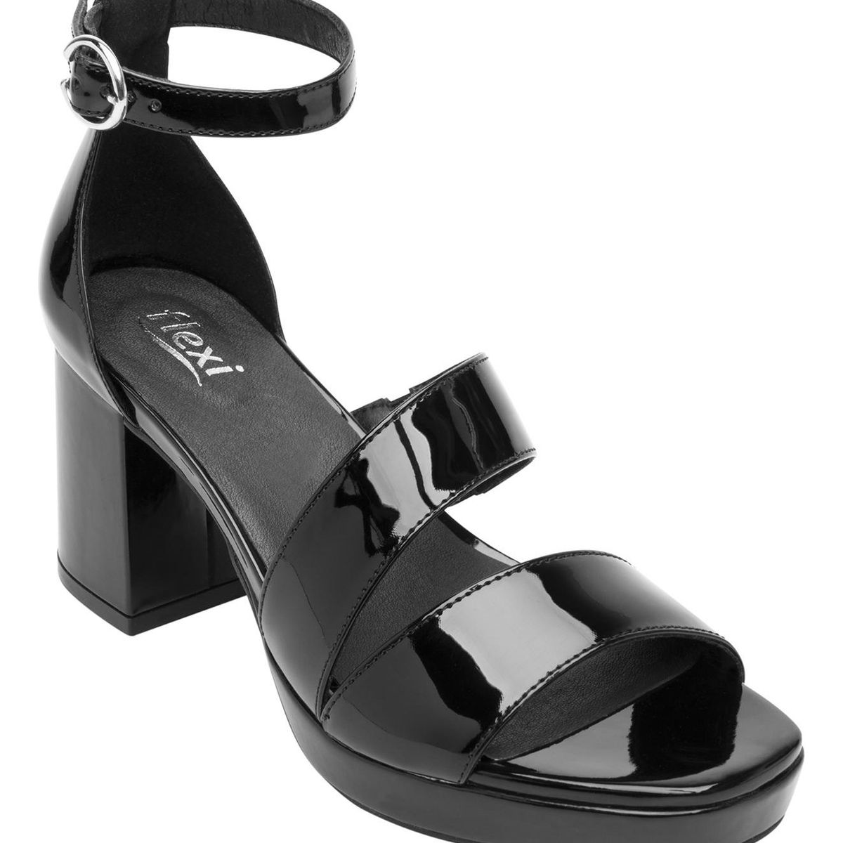 FLEXI - Sandalia Mujer Kadeisha Negro Flexi