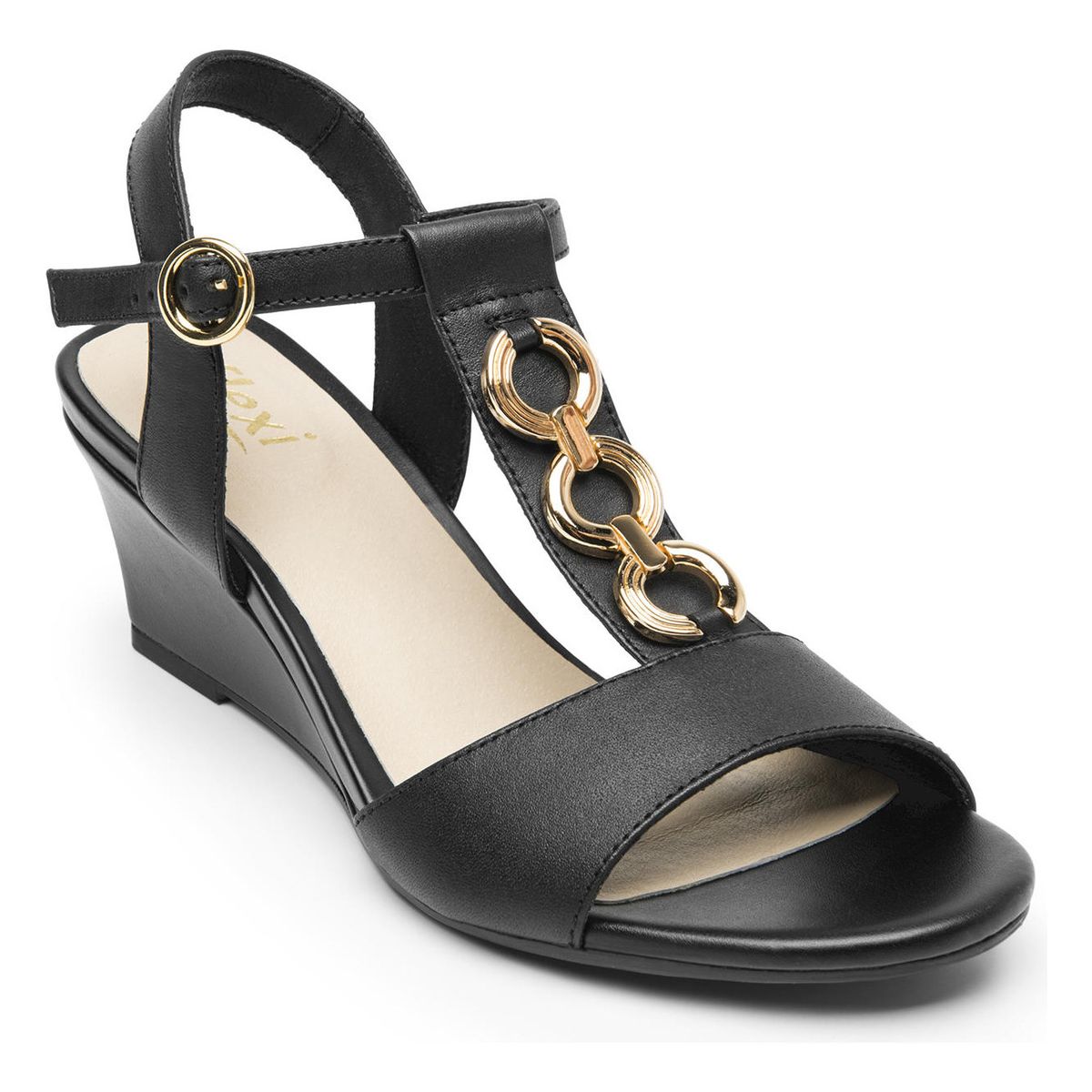 FLEXI - Sandalia Mujer Gilma 128304 Negro Flexi