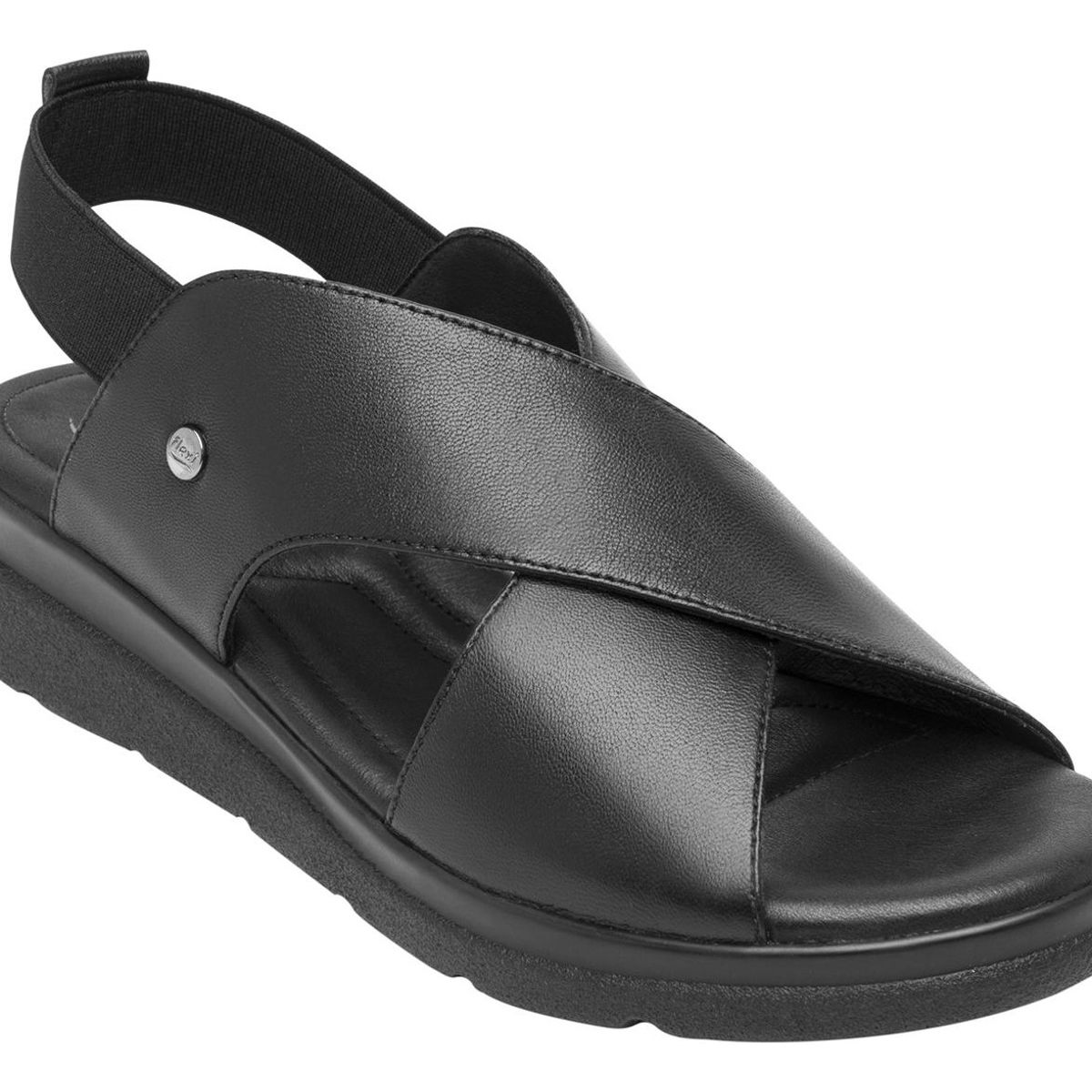 FLEXI - Sandalia Mujer Cuero Dariana Negro Flexi
