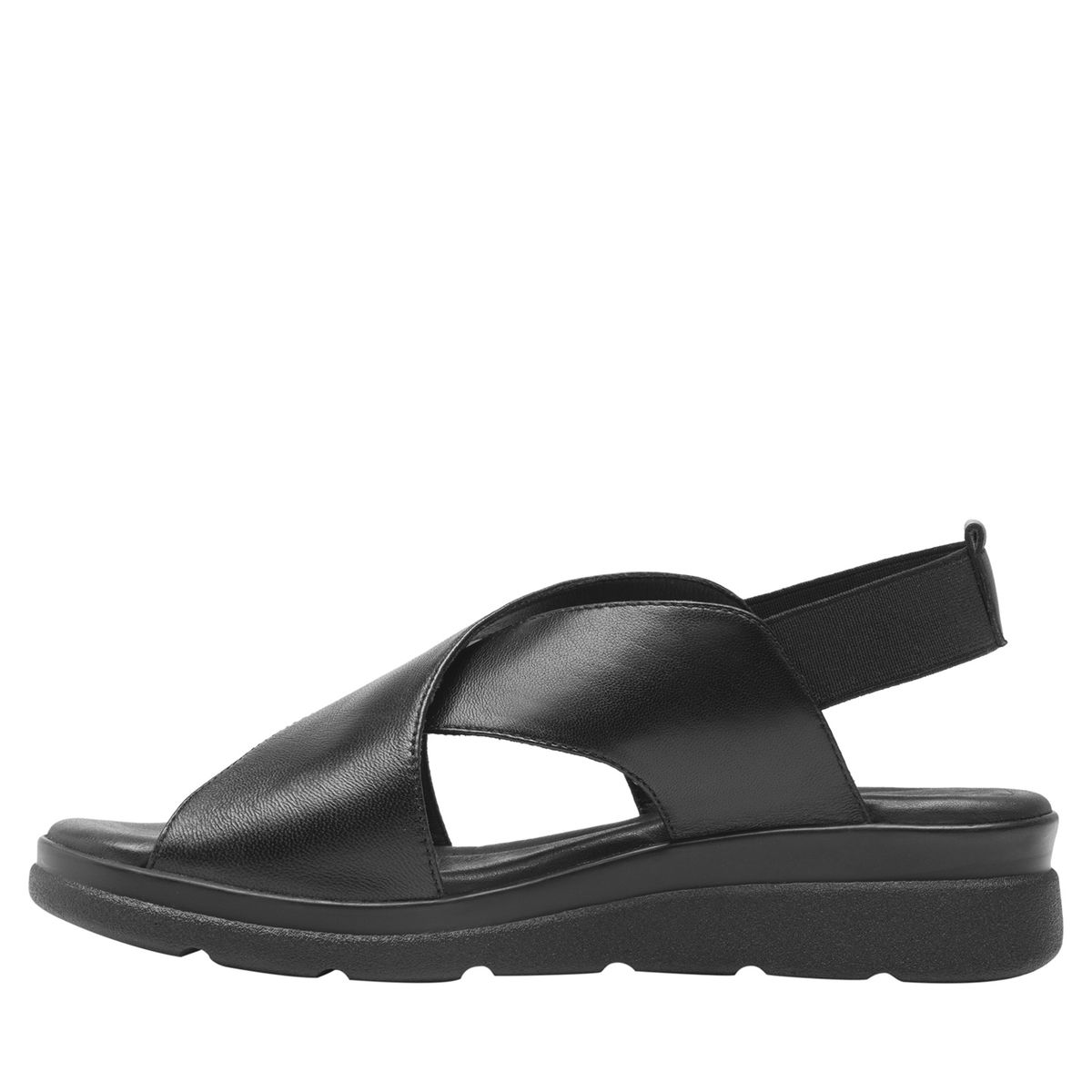 FLEXI - Sandalia Mujer Cuero Dariana Negro Flexi