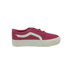 HERIEL - Zapatilla Burdeos Textil Mujer
