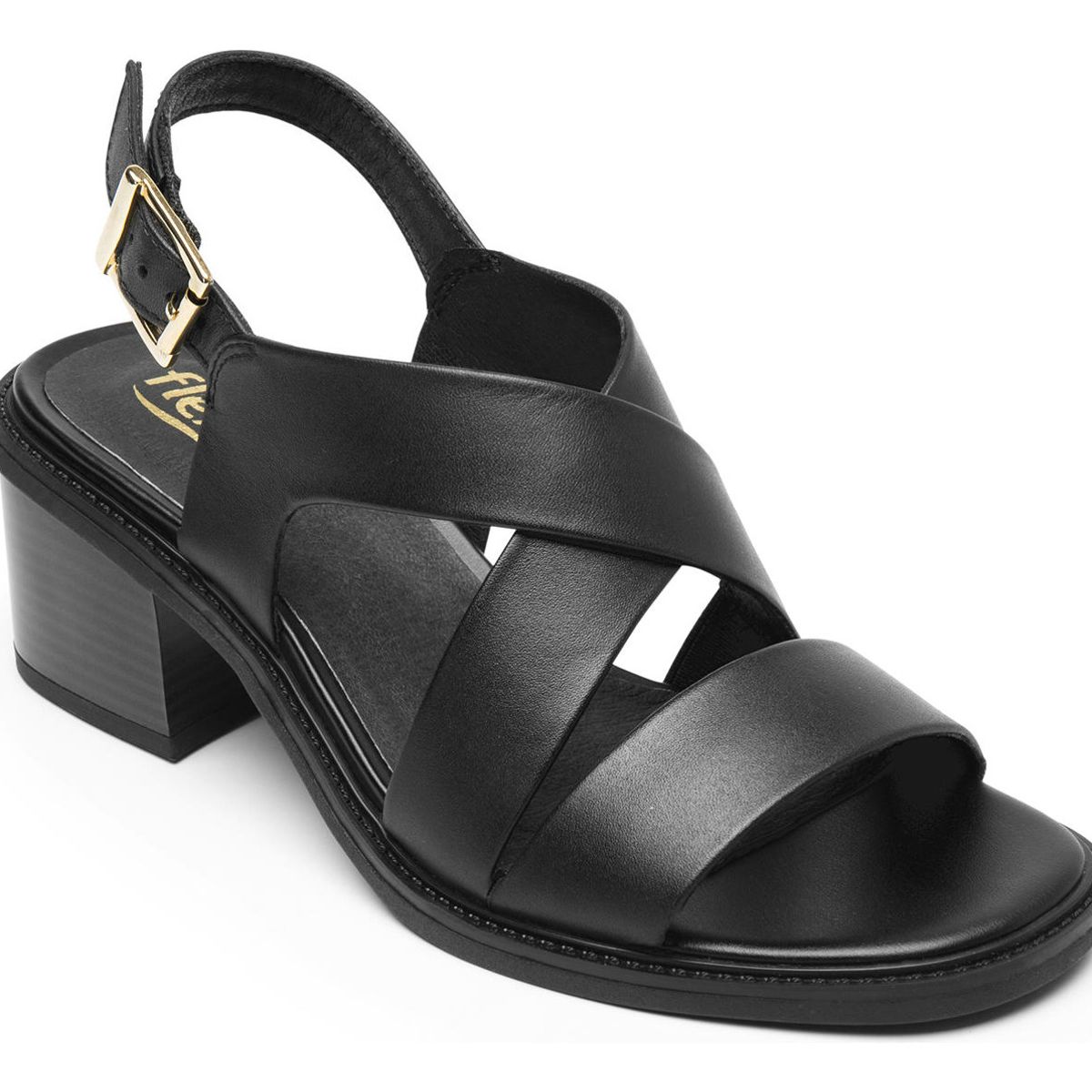 FLEXI - Sandalia Mujer Itacare 128404 Negro Flexi