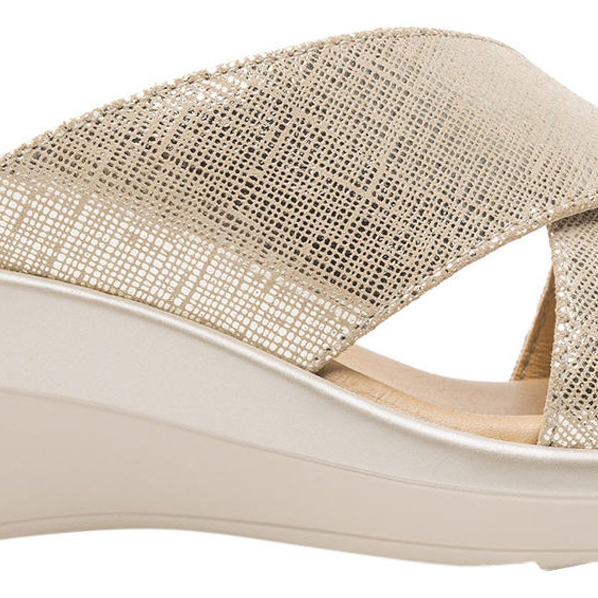 FLEXI - Sandalia Mujer Amapola 116011 Dorada Flexi