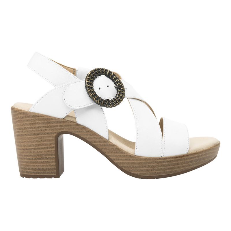 FLEXI - Sandalia Mujer Cuero Lory Blanco Flexi