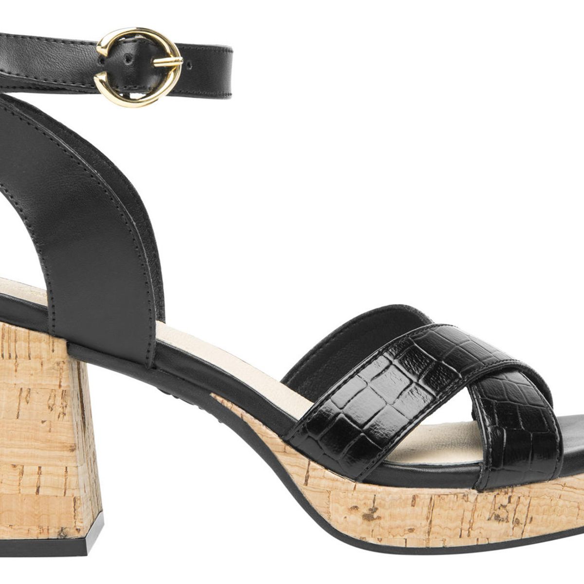 FLEXI - Sandalia Mujer  Kadeisha Negro Flexi