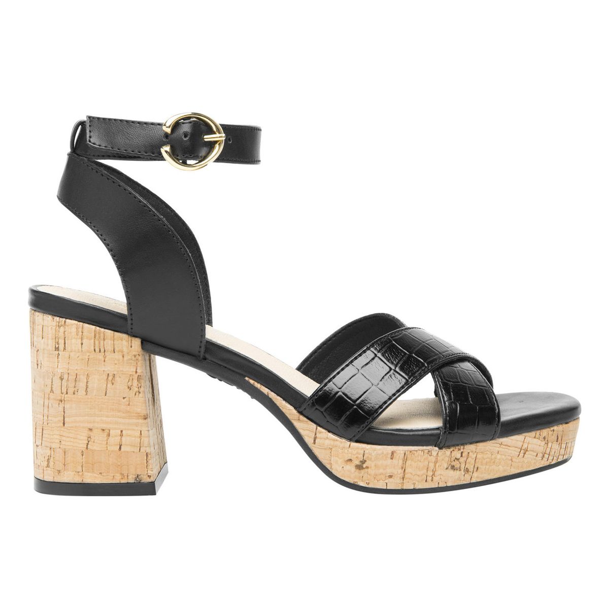 FLEXI - Sandalia Mujer  Kadeisha Negro Flexi