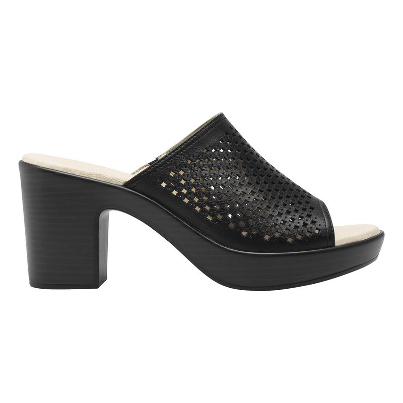 FLEXI - Sandalia Mujer Cuero Lory Negro Flexi