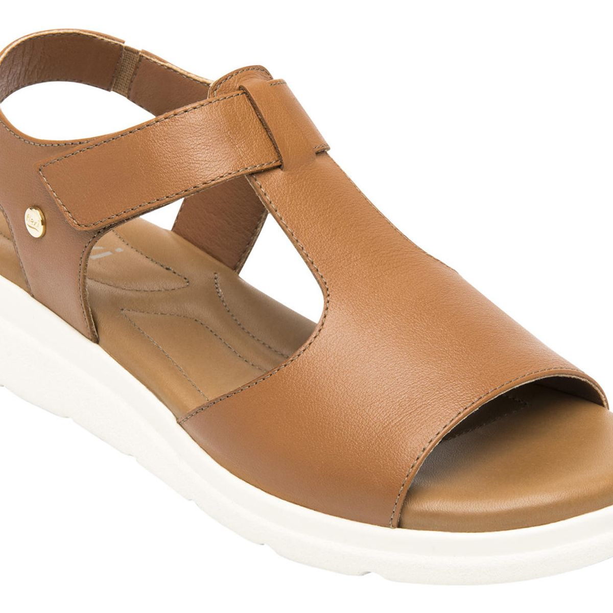 FLEXI - Sandalia Mujer Cuero Dariana Café Flexi