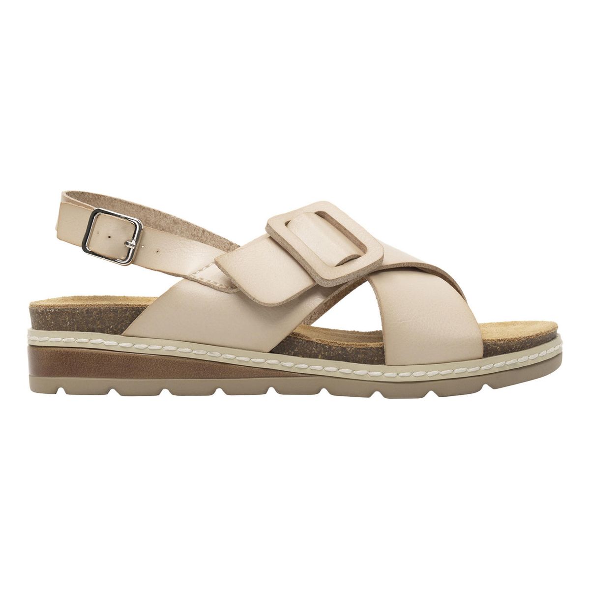 FLEXI - Sandalia Mujer Cassia 129501 Blanco Marfil Flexi