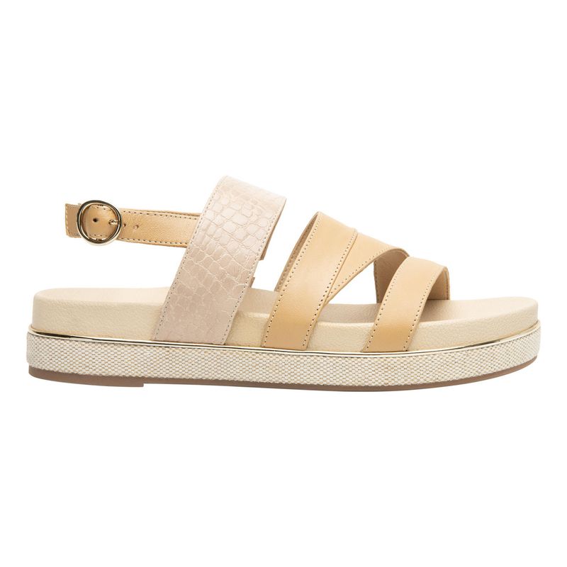 FLEXI - Sandalia Mujer Cuero Deyna Naranja Flexi