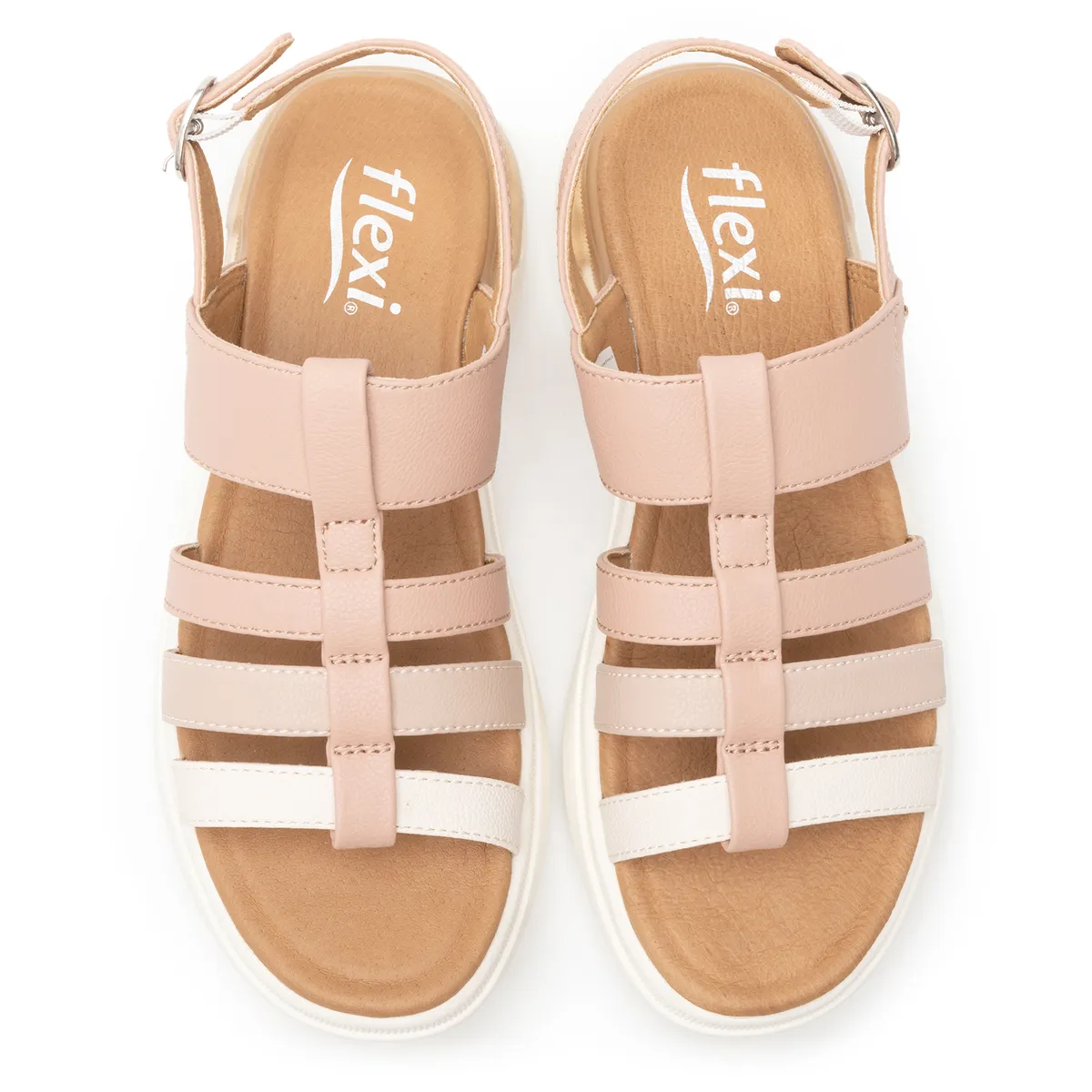 FLEXI - Sandalia Mujer Fraga 129402 Rosa Flexi