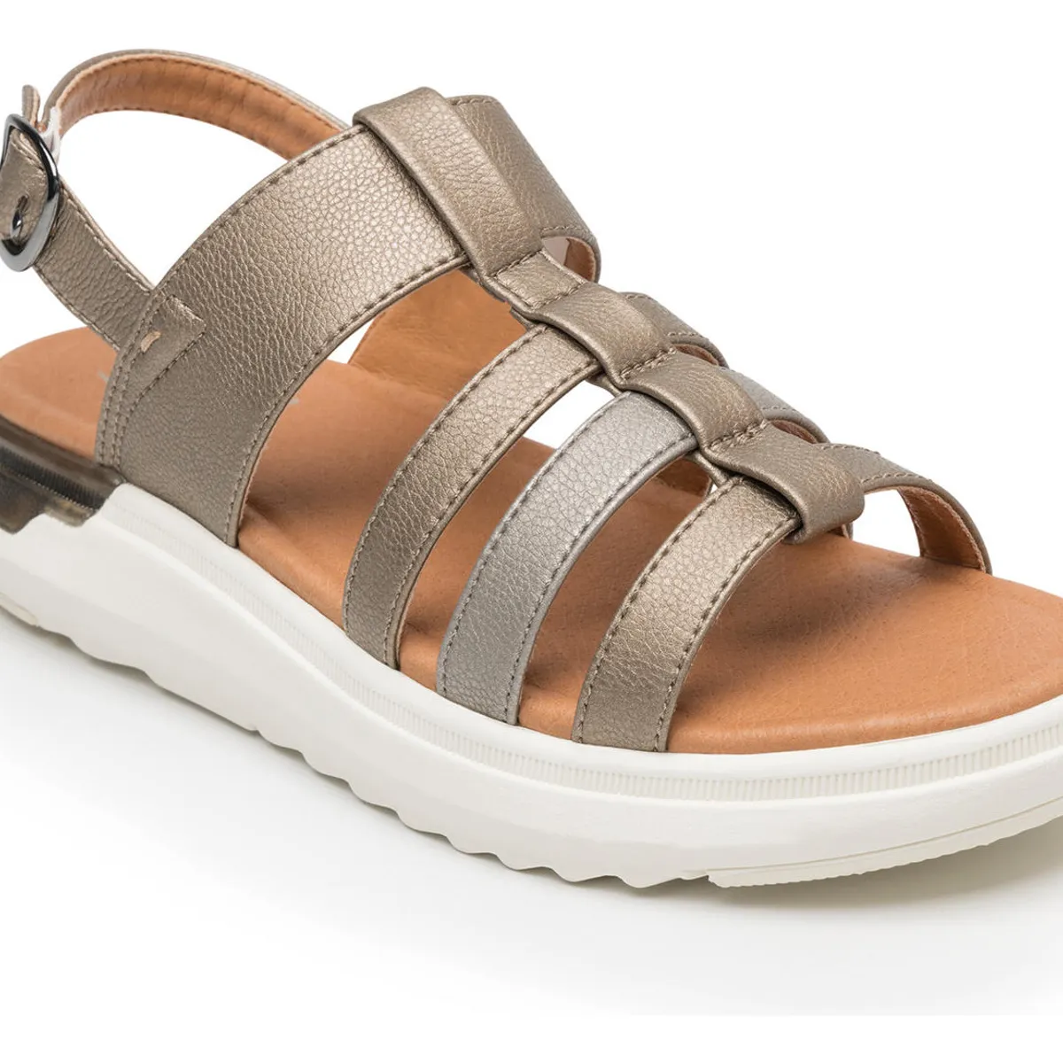 FLEXI - Sandalia Mujer Fraga 129402 Dorada Flexi