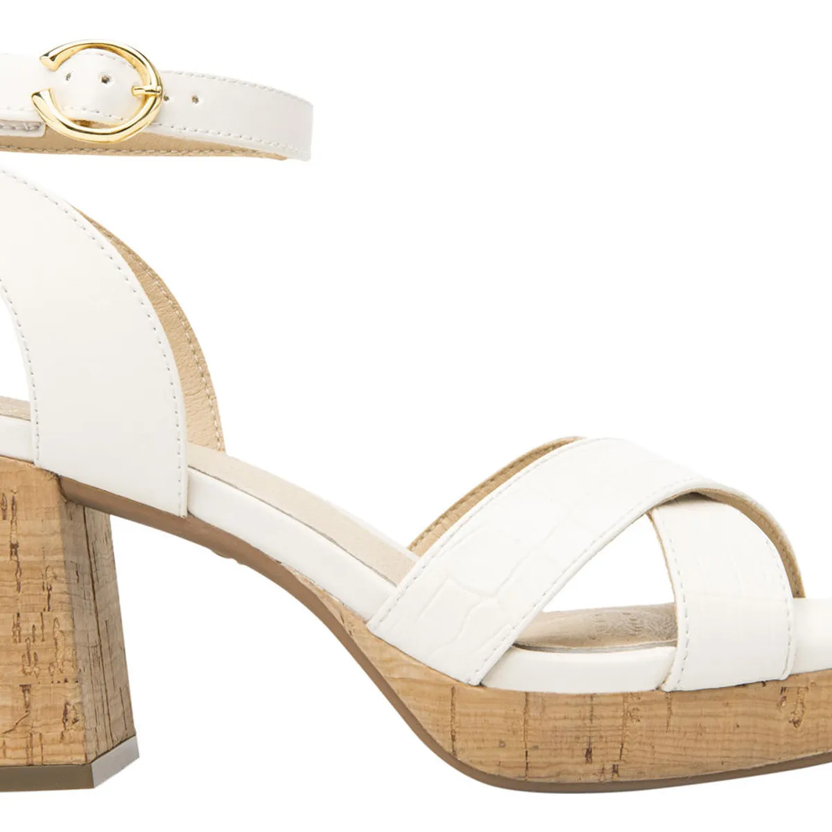 FLEXI - Sandalia Mujer  Kadeisha Blanco Flexi