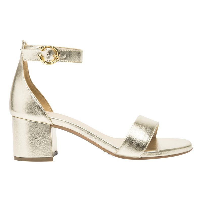 FLEXI - Sandalia Mujer Celine Dorado Flexi