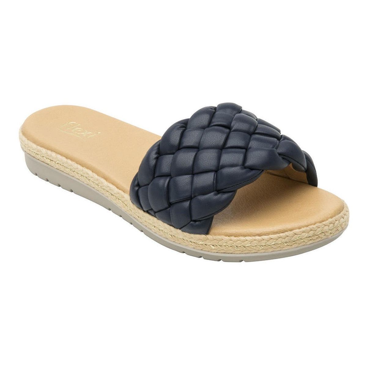 FLEXI - Sandalia mujer peonia 100216 azul Flexi