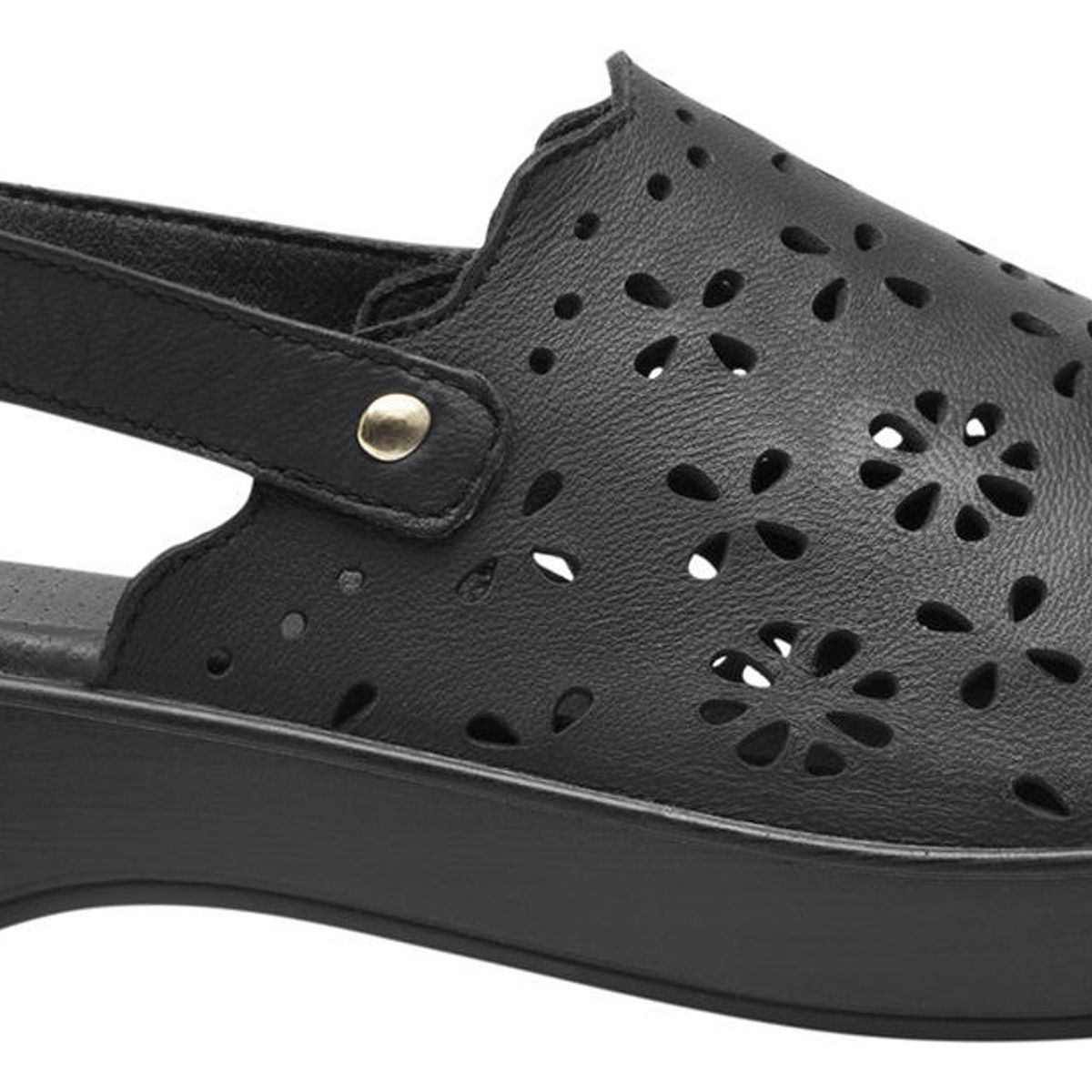 FLEXI - Sandalia Mujer Cuero Doha Negro Flexi
