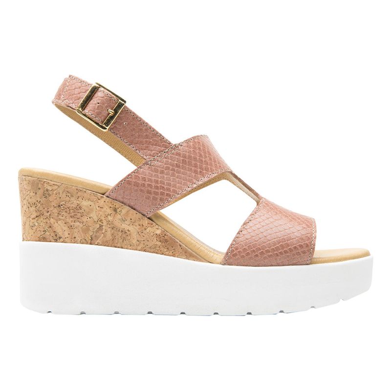 FLEXI - Sandalia Mujer Fetuccini Rosa Flexi