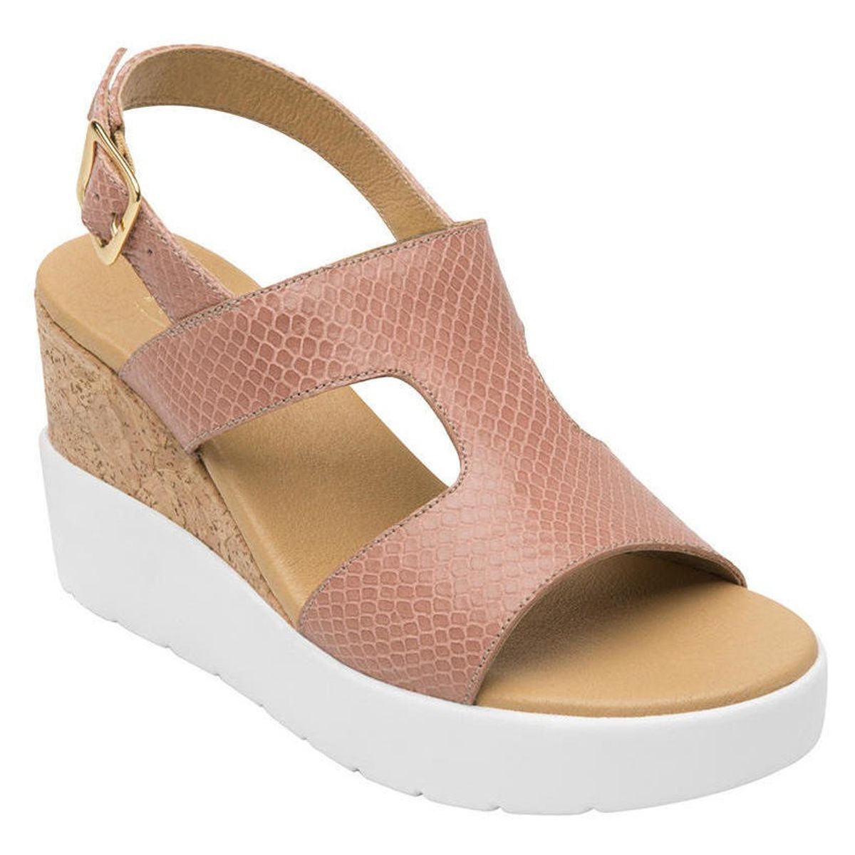 FLEXI - Sandalia Mujer Fetuccini Rosa Flexi
