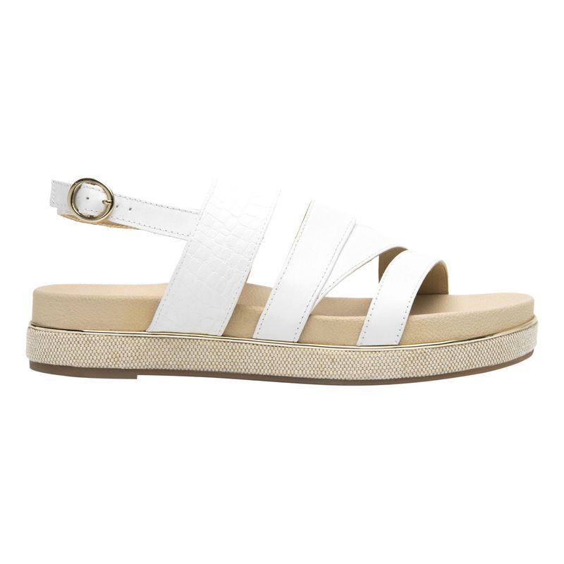 FLEXI - Sandalia Mujer Cuero Deyna Blanco Flexi