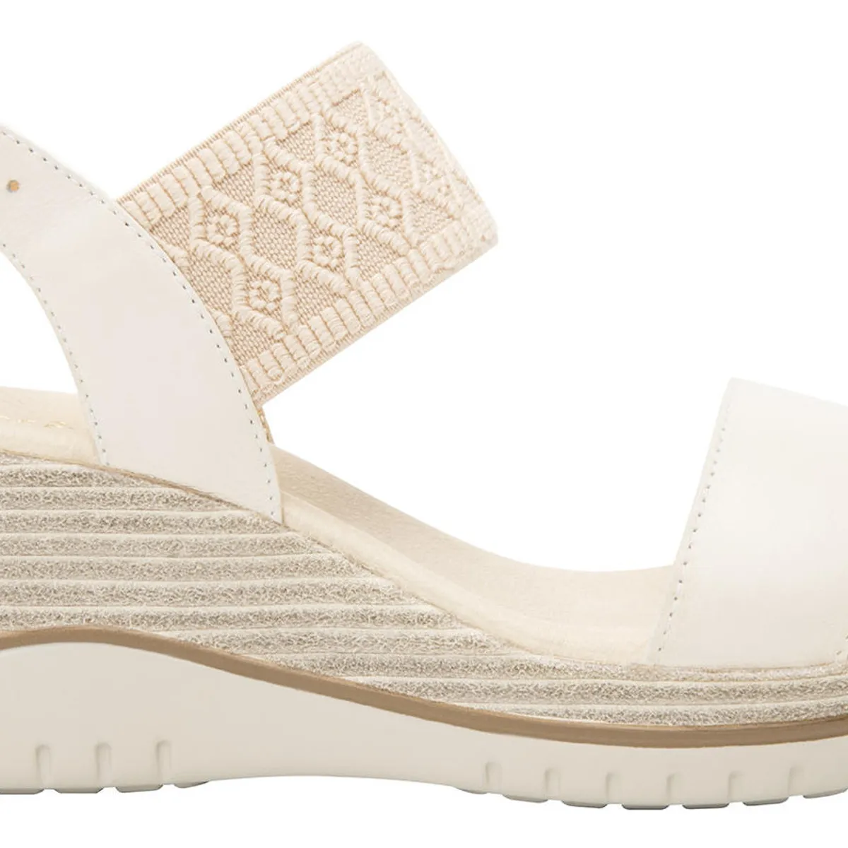 FLEXI - Sandalia Mujer Cuero Emily Blanco Flexi