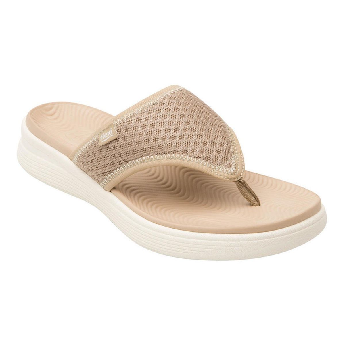 FLEXI - Sandalia mujer delta 114002 beige Flexi
