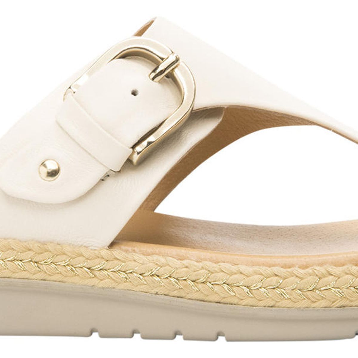 FLEXI - Sandalia Mujer Cuero Peonia Beige Flexi