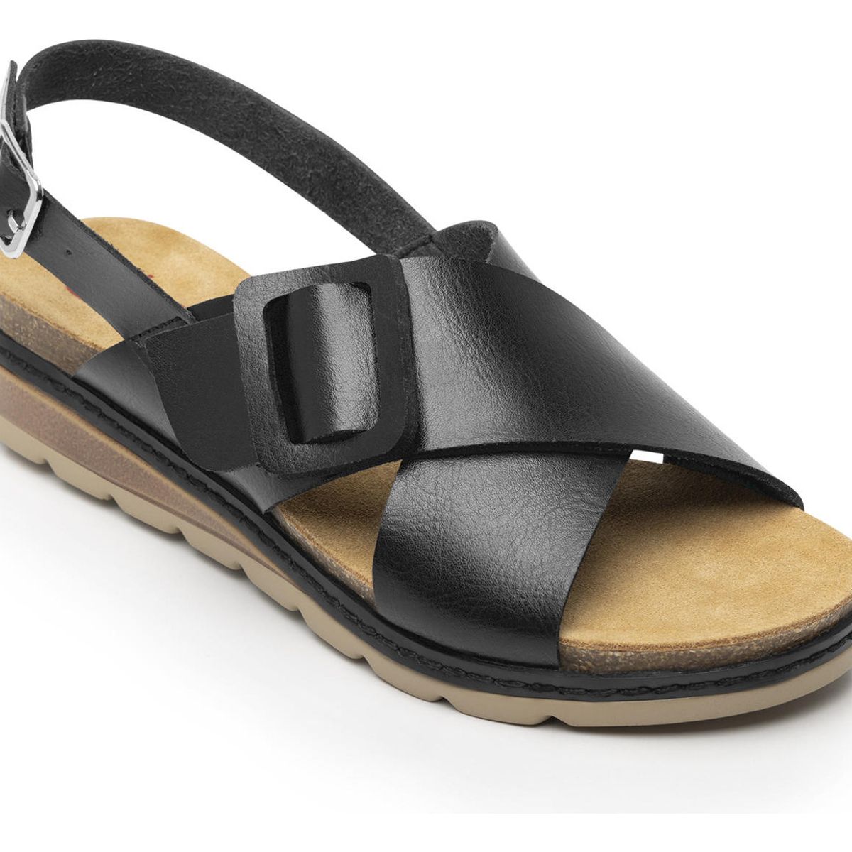 FLEXI - Sandalia Mujer Cassia 129501 Negro Flexi