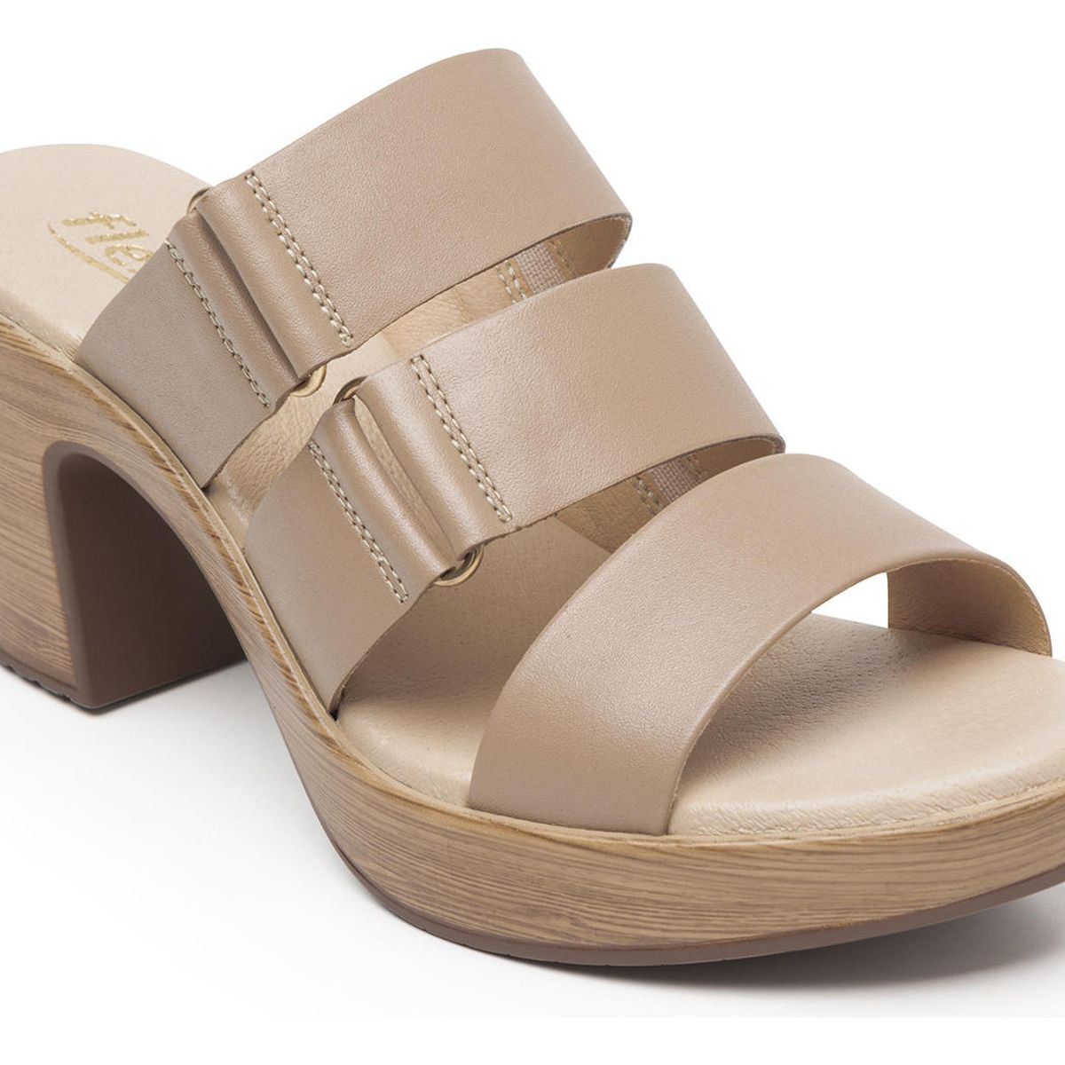 FLEXI - Sandalia Mujer Lory 102922 Taupe Flexi