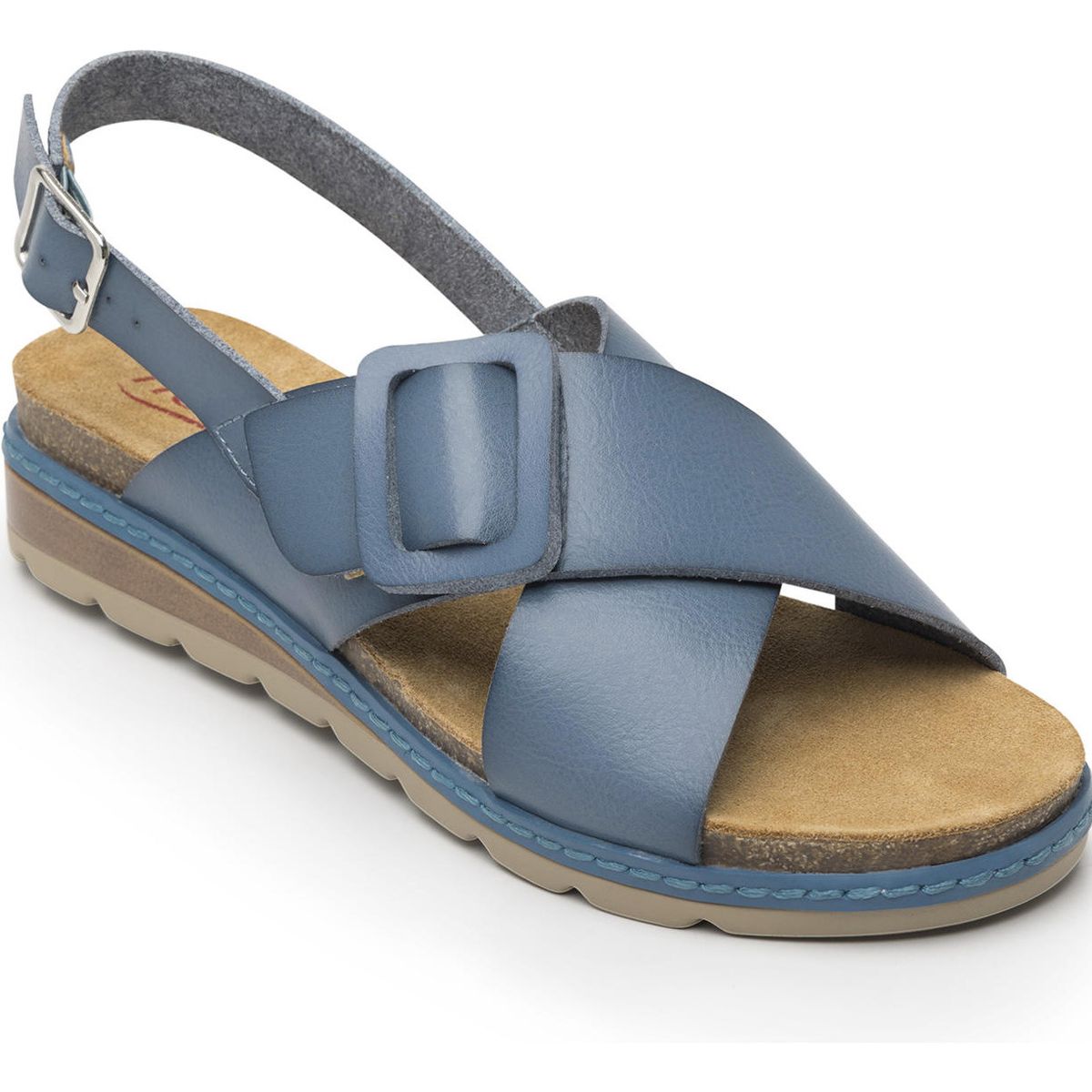 FLEXI - Sandalia Mujer Cassia 129501 Azul Flexi