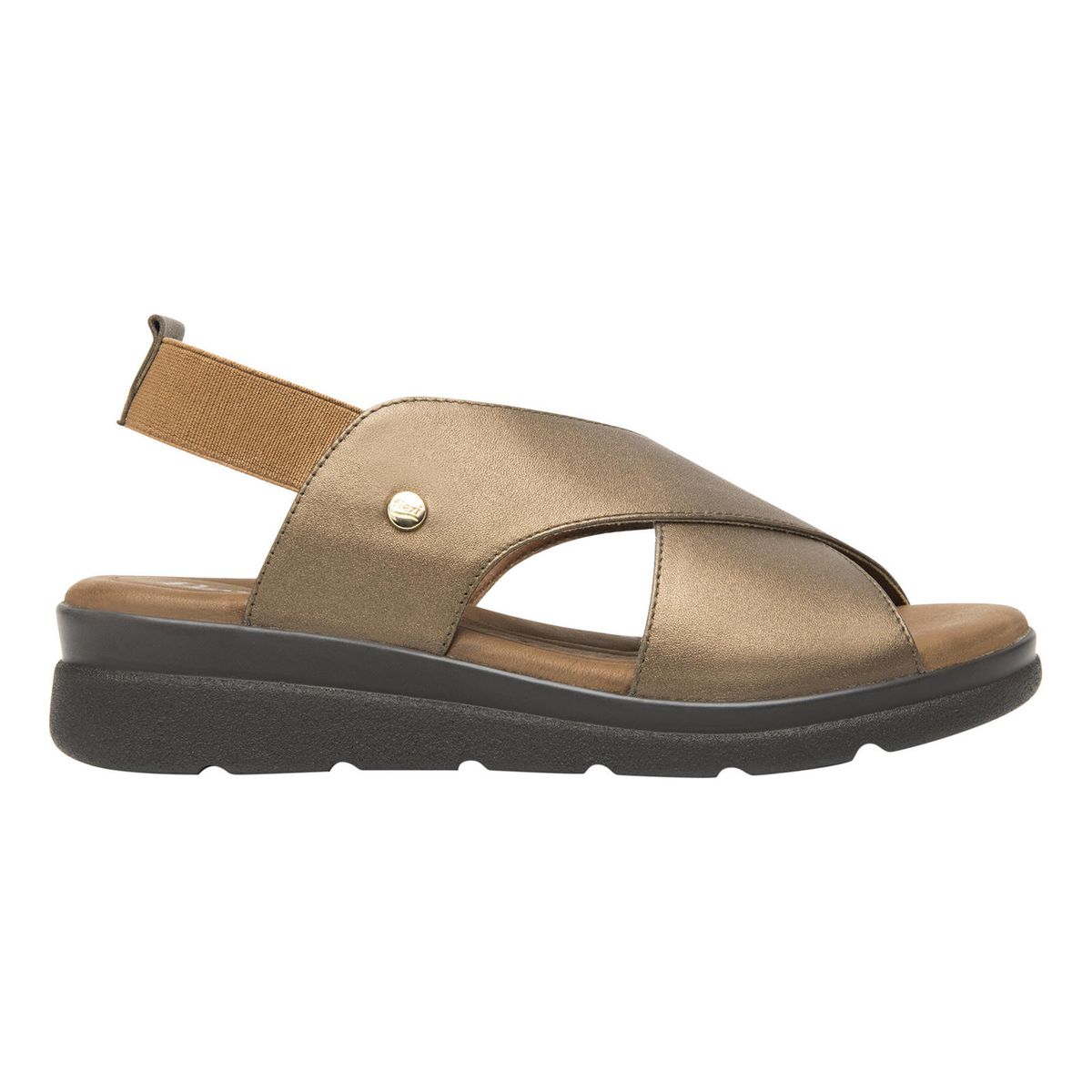 FLEXI - Sandalia Mujer Cuero Dariana Café Flexi