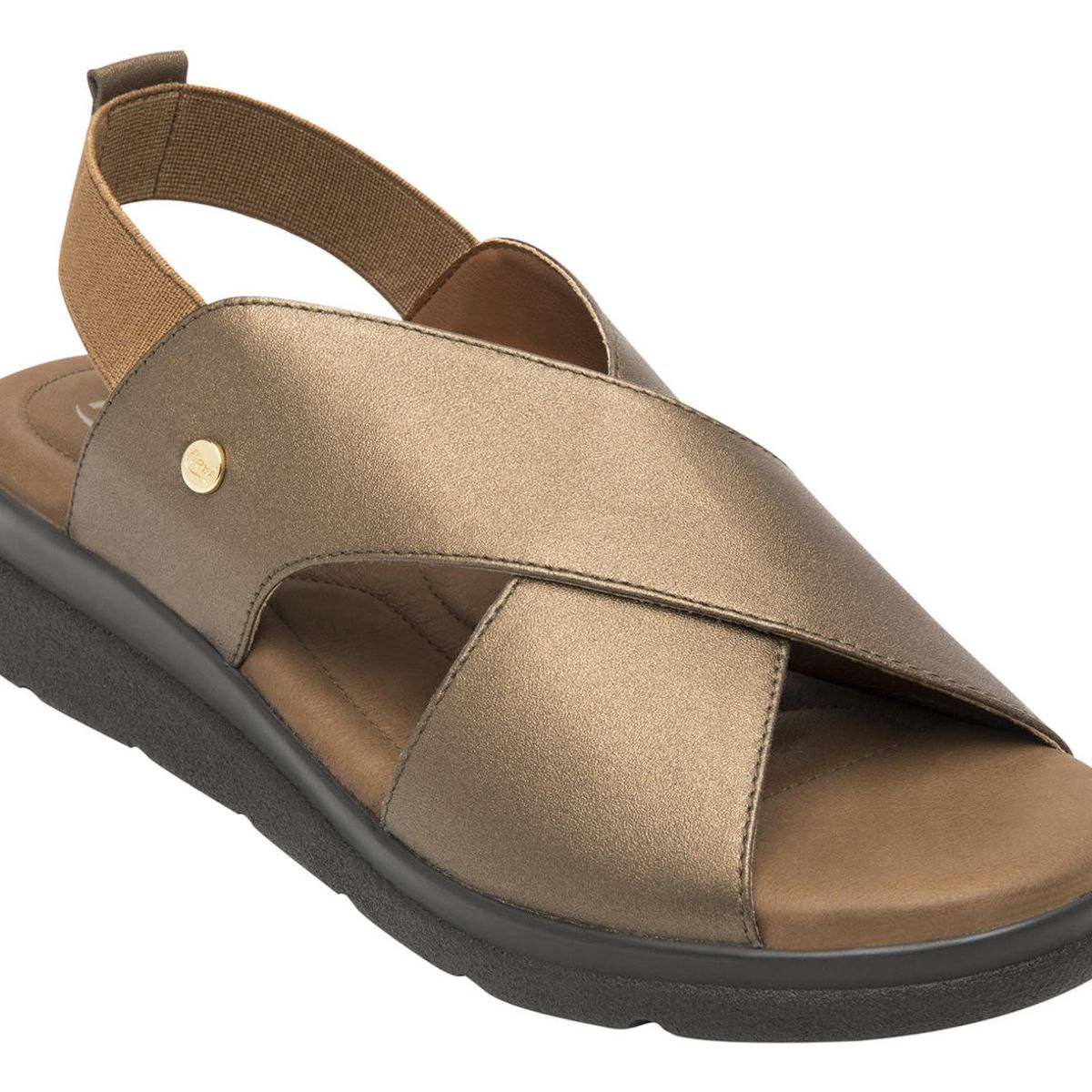 FLEXI - Sandalia Mujer Cuero Dariana Café Flexi