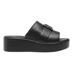 FLEXI - Sandalia Mujer Cuero Xandra Negro