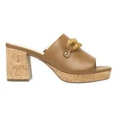FLEXI - Sandalia Mujer Cuero Kadeisha Café