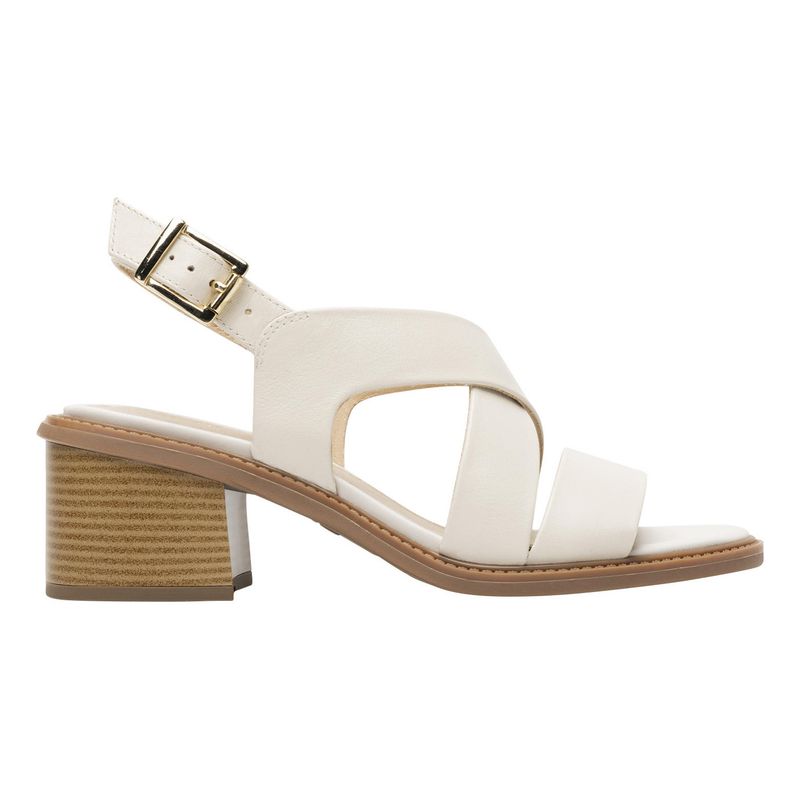 FLEXI - Sandalia Mujer Itacare 128404 Blanco Algodón Flexi