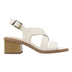 FLEXI - Sandalia Mujer Itacare 128404 Blanco Algodón
