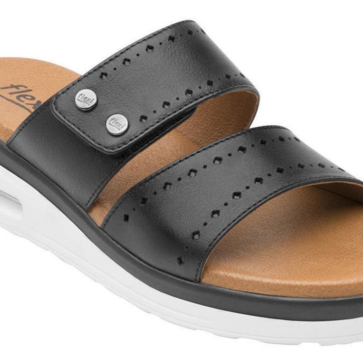 FLEXI - Sandalia Mujer Amarilis 106514 Negro Flexi