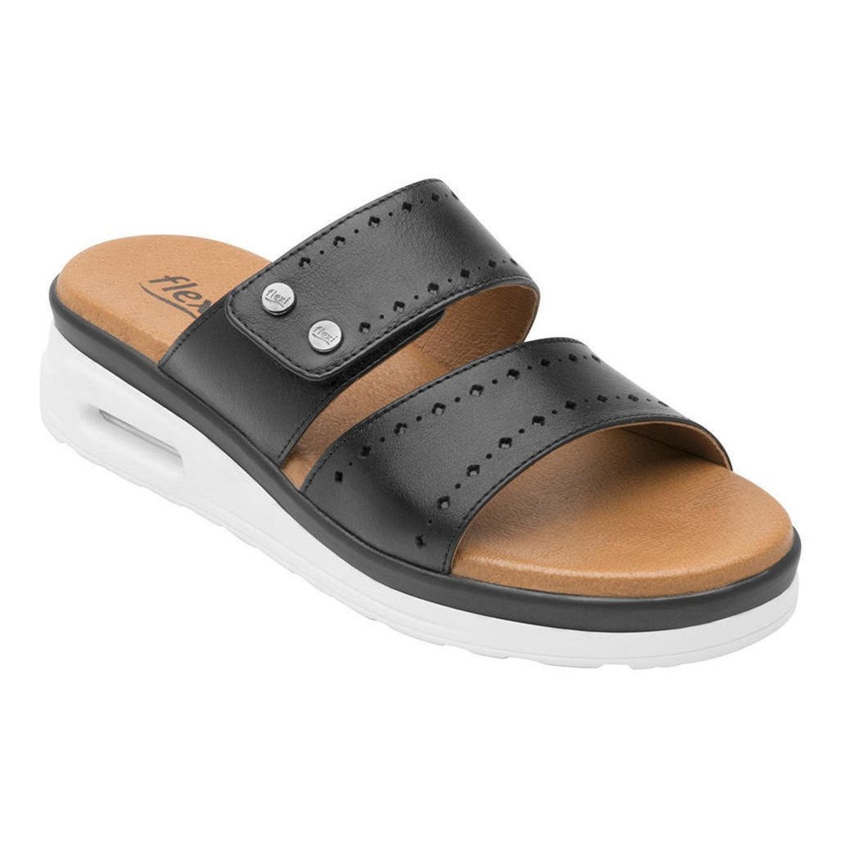 FLEXI - Sandalia Mujer Amarilis 106514 Negro Flexi