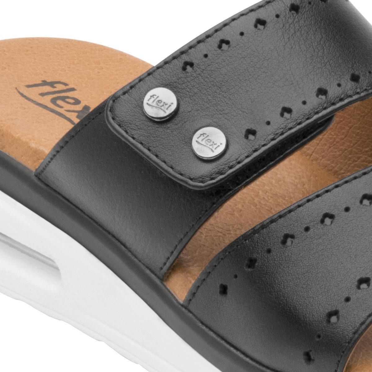 FLEXI - Sandalia Mujer Amarilis 106514 Negro Flexi