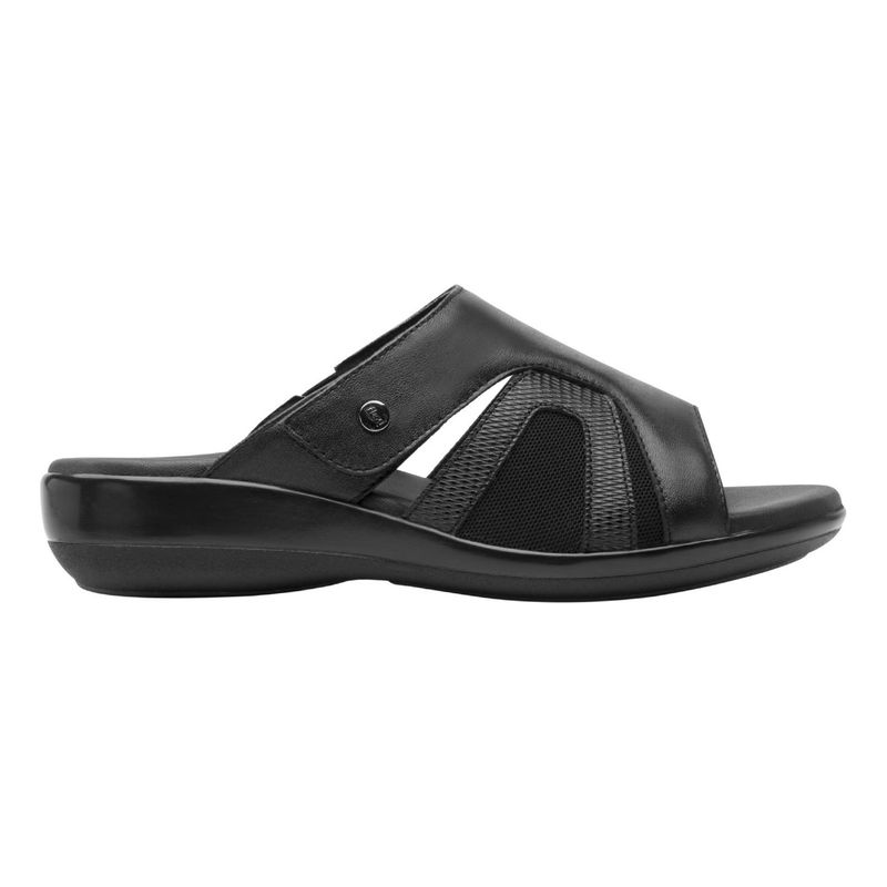 FLEXI - Sandalia Mujer Cuero Gaia Negro Flexi