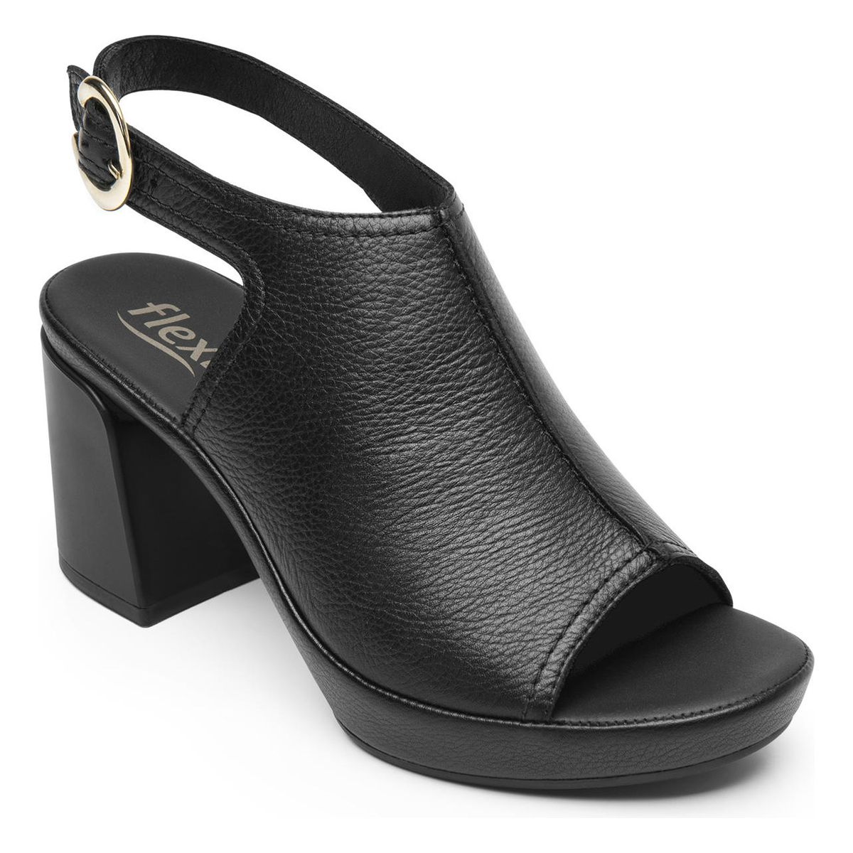 FLEXI - Sandalia Mujer Birgit 122703 Negra Flexi