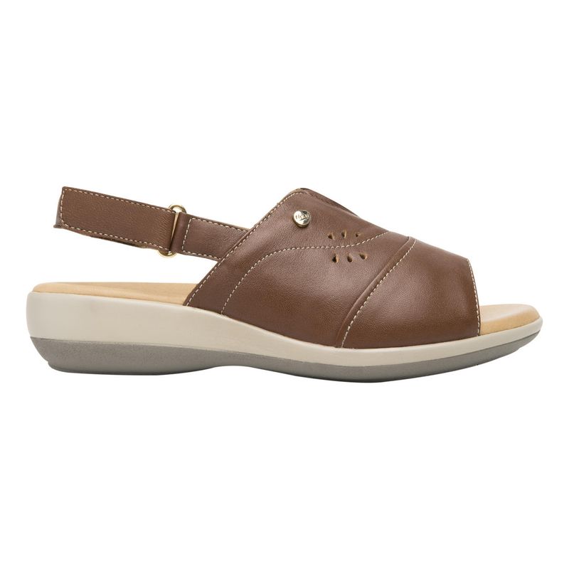 FLEXI - Sandalia Mujer Cuero Gaia Cafe Flexi