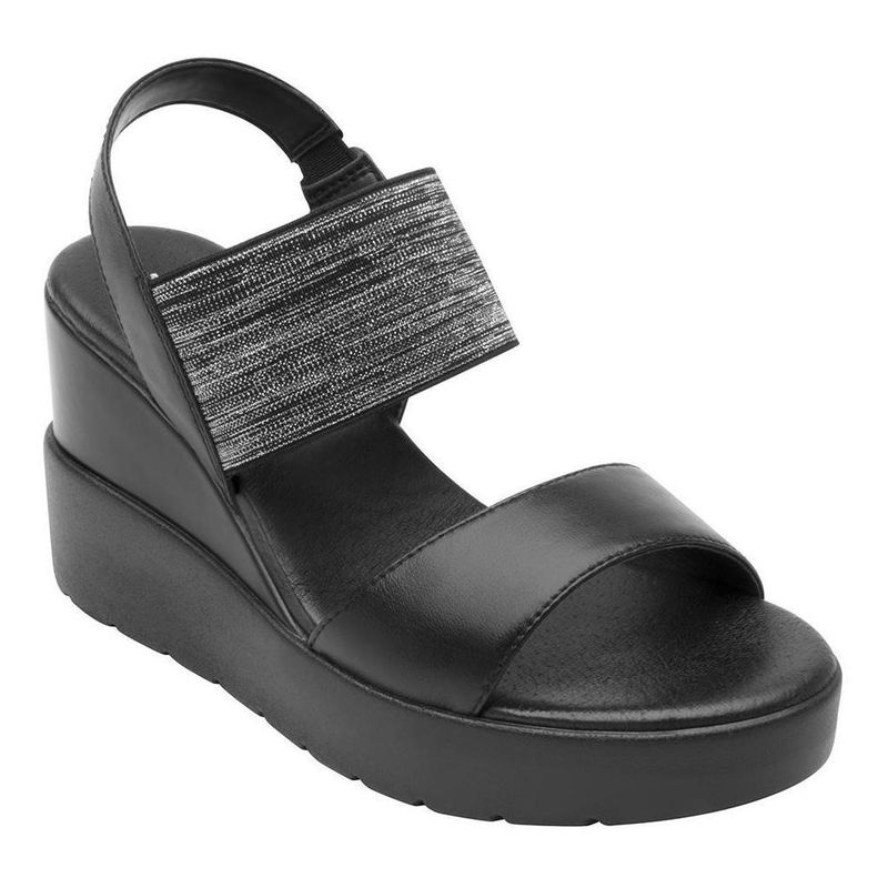 FLEXI - Sandalia mujer Fetuccini 107305 negro Flexi