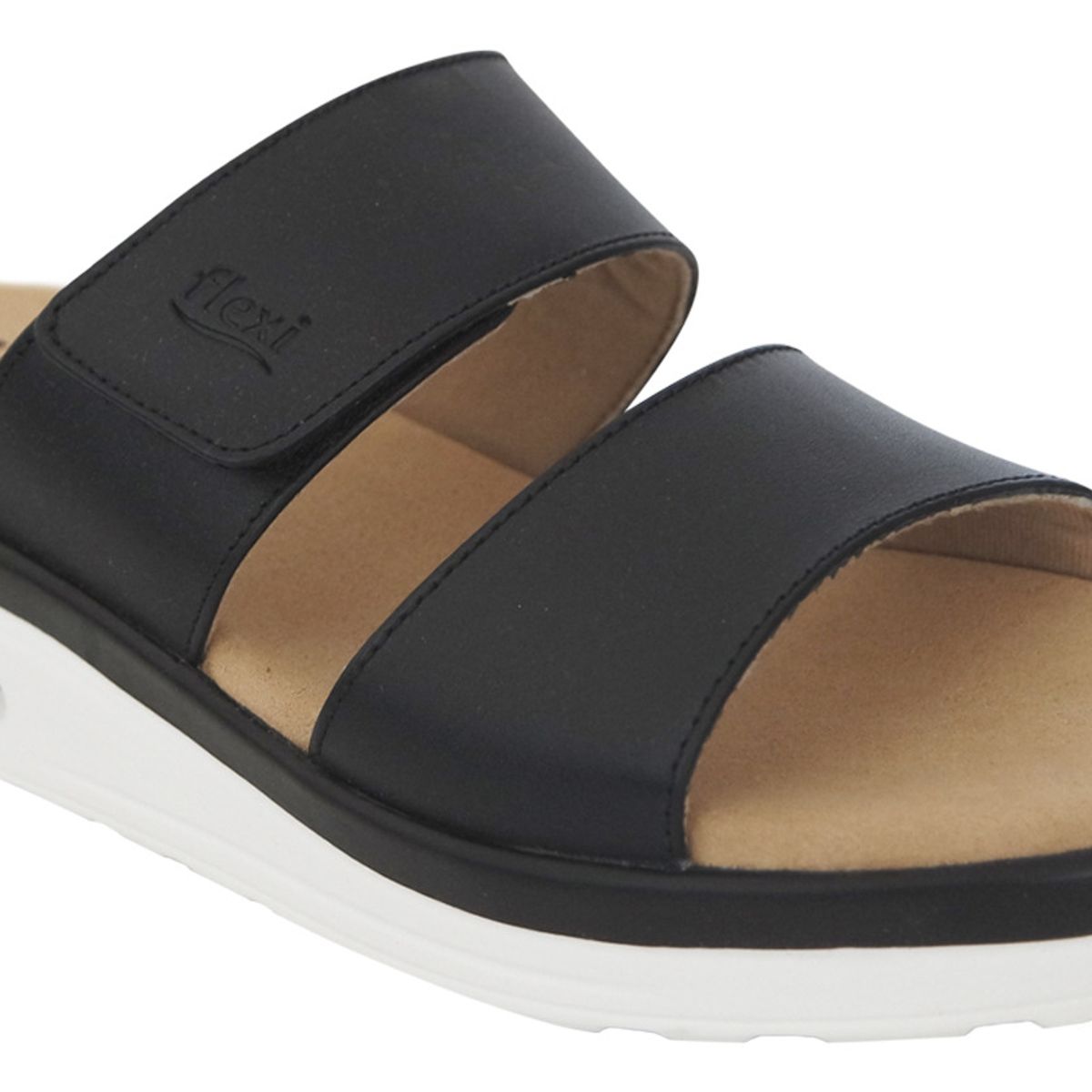 FLEXI - Sandalia Mujer Amarilis 106514 Negro Flexi