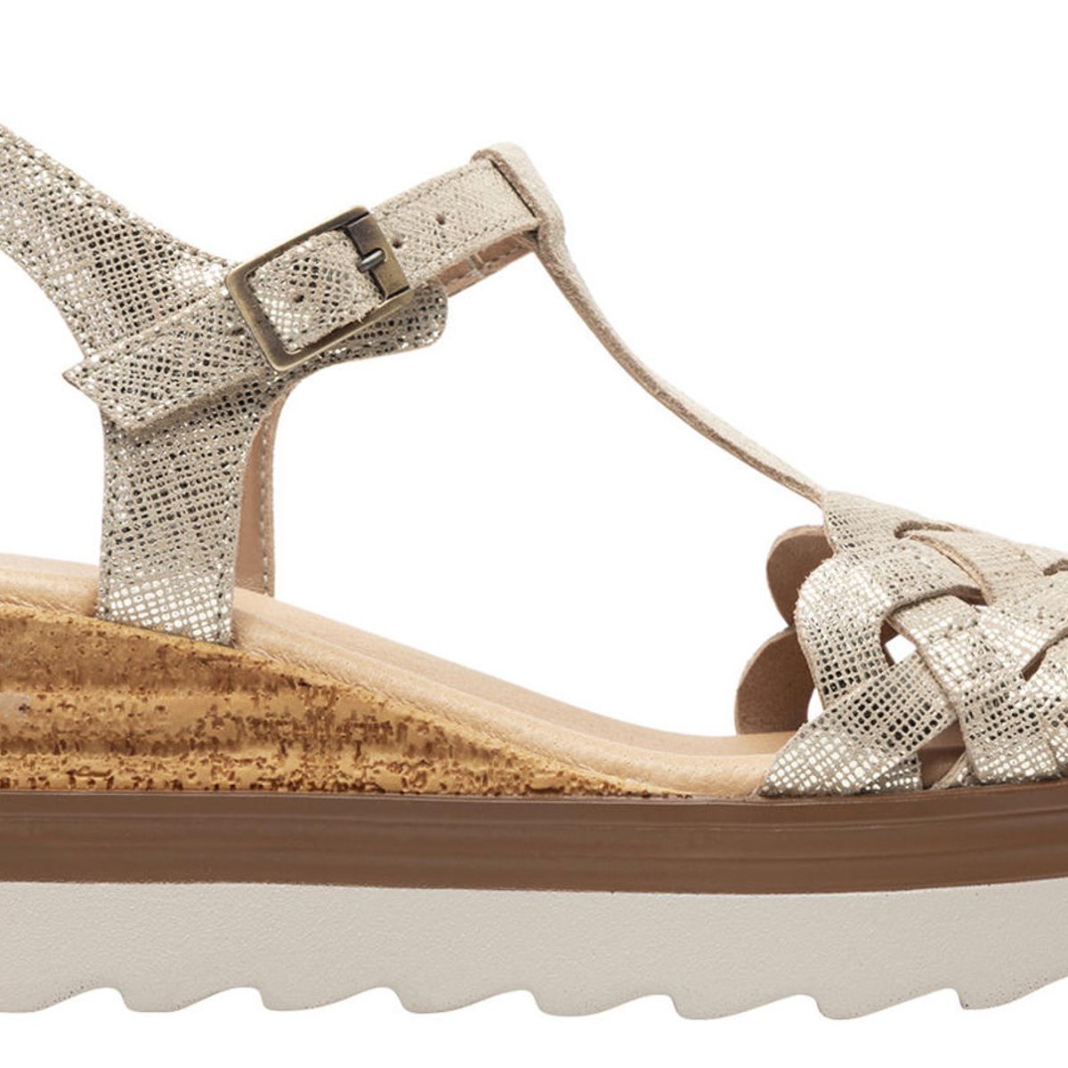 FLEXI - Sandalia Mujer Manaus 127703 Dorada Flexi