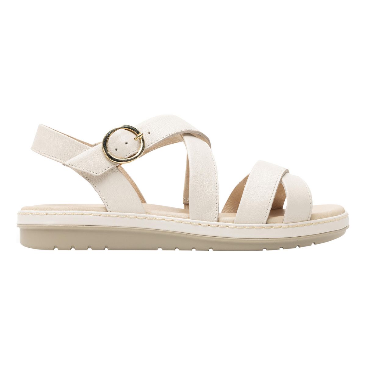 FLEXI - Sandalia Mujer Peonia 100227 Blanco Crema Flexi