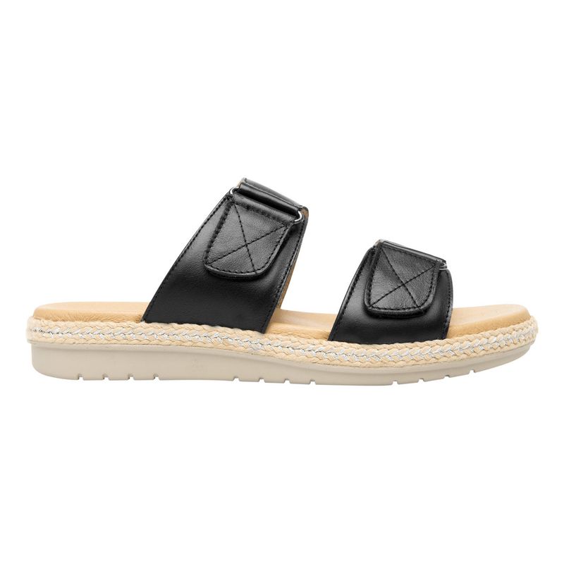 FLEXI - Sandalia Mujer Cuero Peonia Negro Flexi