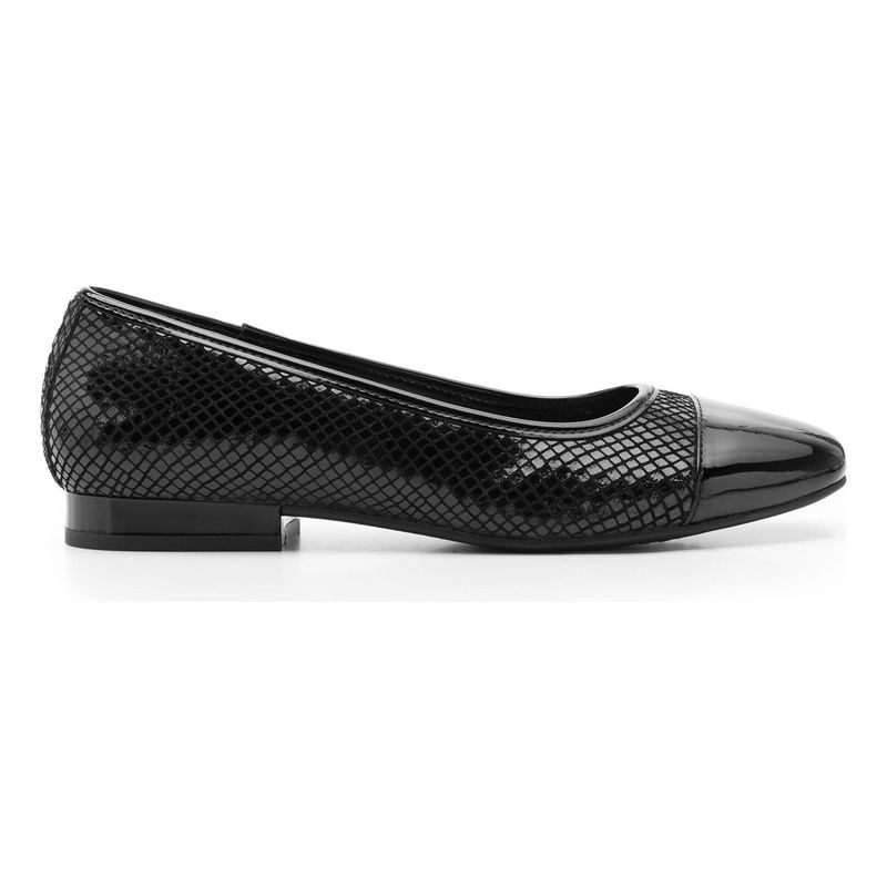 FLEXI - Ballerina Mujer Cuero Kirsten 119903 Negro Flexi
