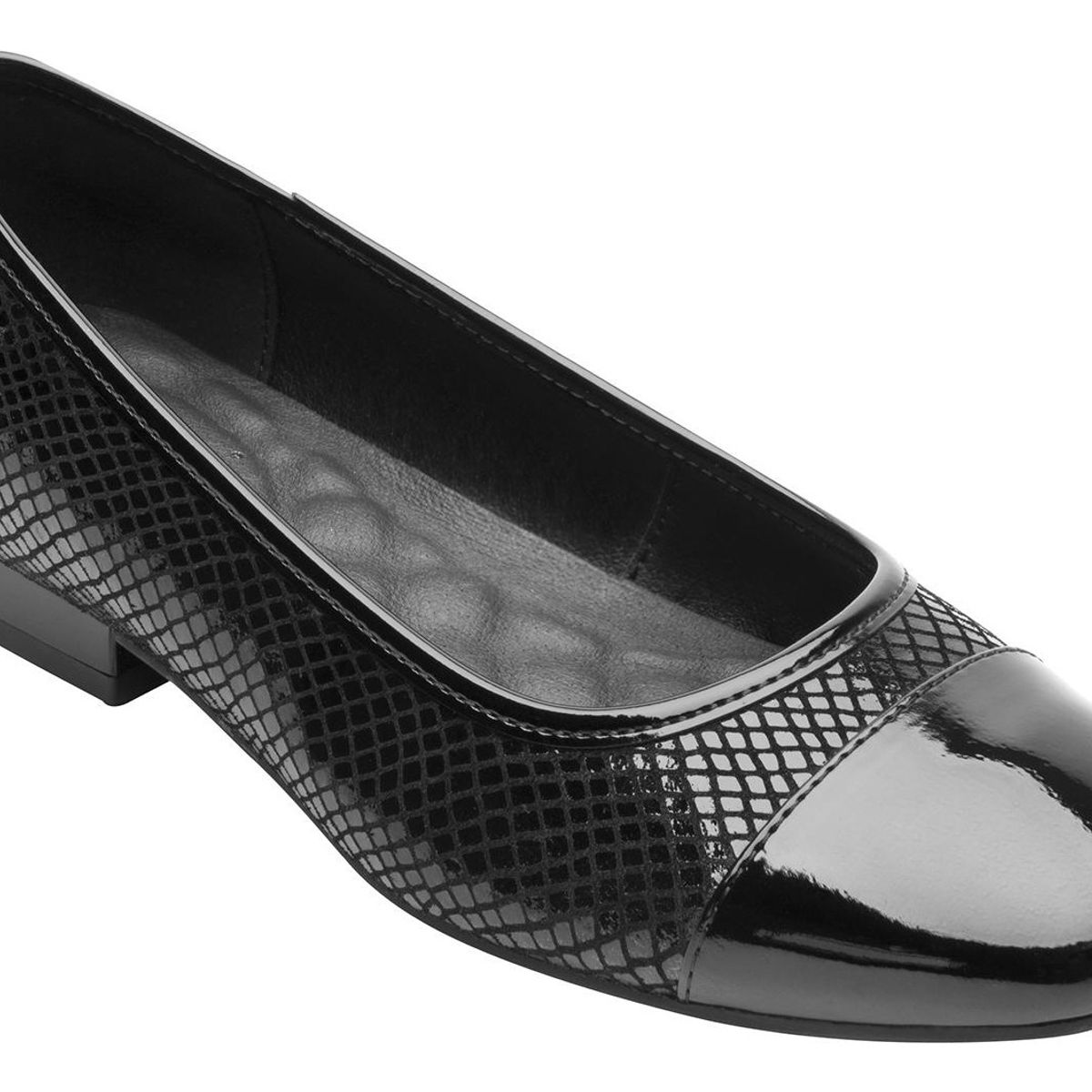 FLEXI - Ballerina Mujer Cuero Kirsten 119903 Negro Flexi